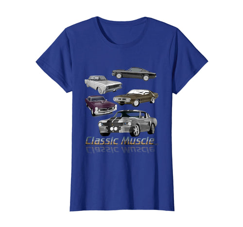 Classic American Muscle Cars Novelty Gift T-Shirt