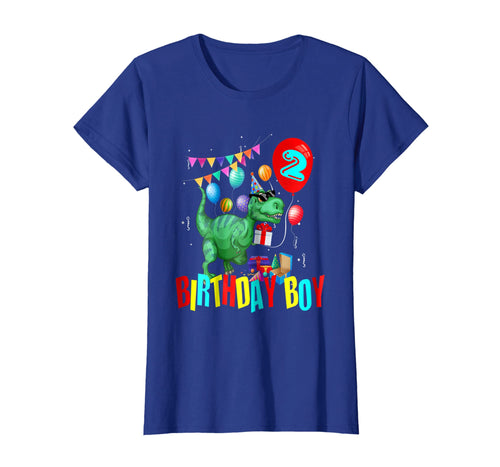 2nd Birthday Dinosaur Shirt 2 Years Old Boy Shirt 2 Year Old