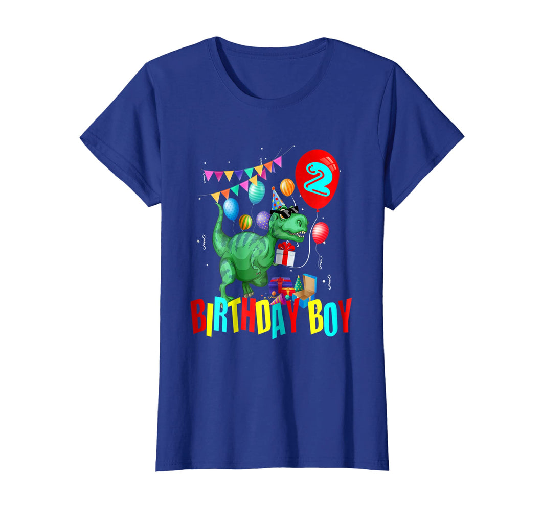 2nd Birthday Dinosaur Shirt 2 Years Old Boy Shirt 2 Year Old