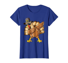 Load image into Gallery viewer, Thanksgiving Dabbing Turkey Shirt Boys Kids Men Pilgrim Day
