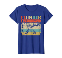 Load image into Gallery viewer, Retro Vintage Daddy Plumber T-Shirt Funny Plumbing Dad Gift

