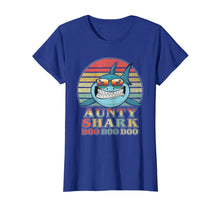 Load image into Gallery viewer, Vintage Aunty Shark T-Shirt Doo Doo - Family Gift T-Shirt
