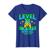 Load image into Gallery viewer, Official Teenager t Shirt Level 13 Unlocked Birthday Gifts
