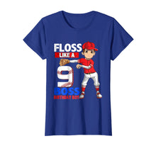 Load image into Gallery viewer, 9 Year Old Birthday Baseball T Shirt 9th Boy Gift
