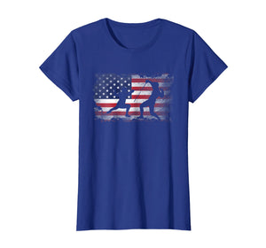 Fencing T Shirt American Flag USA Patriotic Player Gift