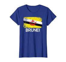 Load image into Gallery viewer, Bruneian Flag T-Shirt | Vintage Made In Brunei Gift
