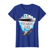 Load image into Gallery viewer, Vintage Titanic Tshirt Voyage RMS Titanic 1912 T-shirt
