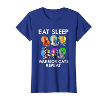 Load image into Gallery viewer, Eat Sleep Warrior Cats Repeat Funny Cat Lover T-Shirt
