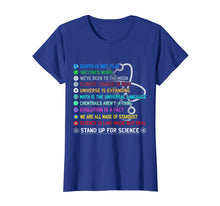 Load image into Gallery viewer, Earth is not flat Vaccines work T-shirt
