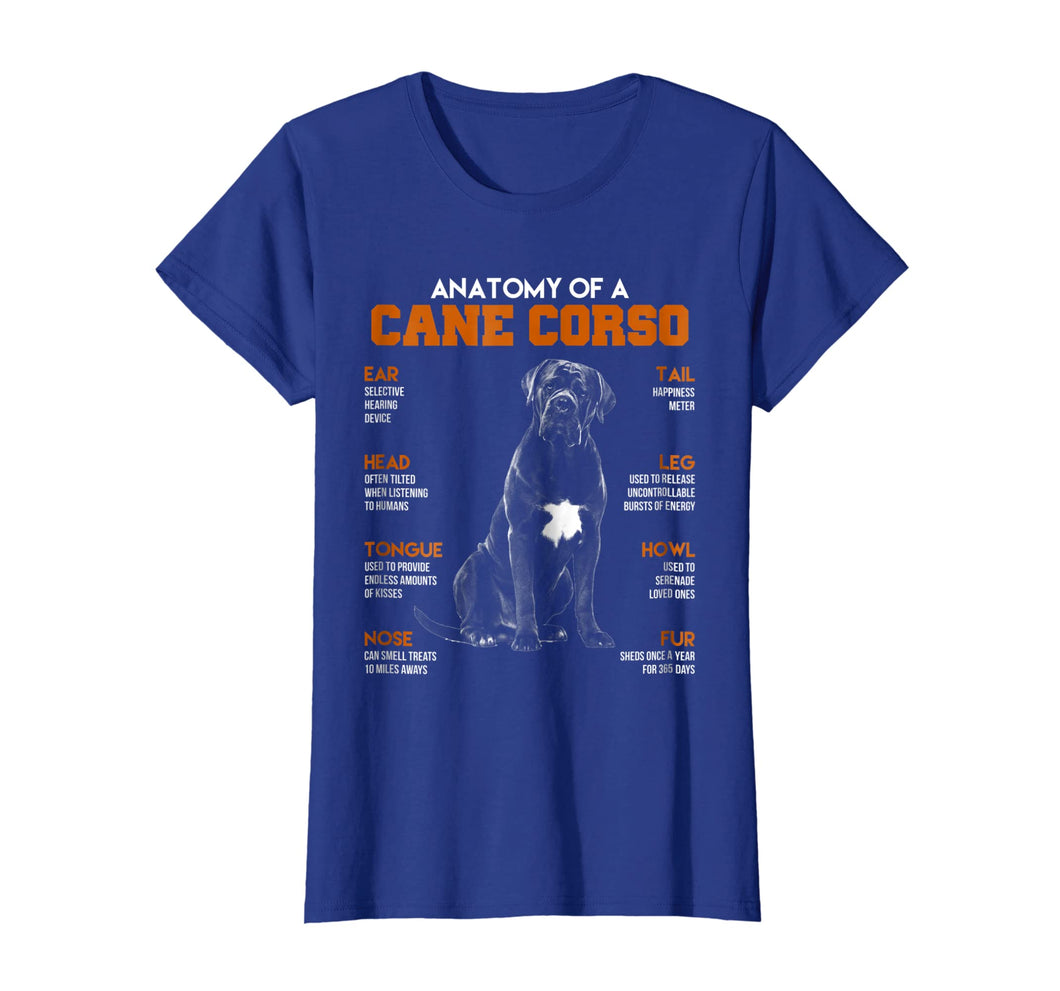 Anatomy Of A Cane Corso Dogs T Shirt Funny Gift