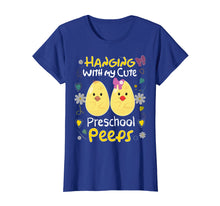 Load image into Gallery viewer, Cute Easter Shirt Teacher Hanging with my Preschool Peeps
