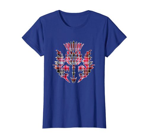 Scottish Pride Tartan Thistle Scotland T-Shirt Plaid