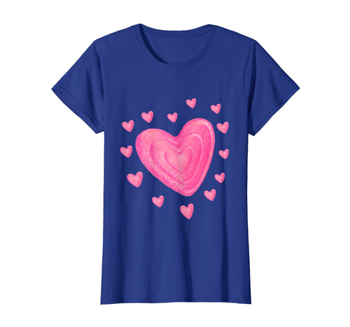 Hearts T Shirt Kids School TShirt Valentines Day Girls Boys T-Shirt-925328