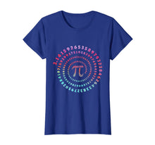 Load image into Gallery viewer, Pi Spiral Novelty Shirt for Pi Day T - Pi Day Math T-shirt-242112
