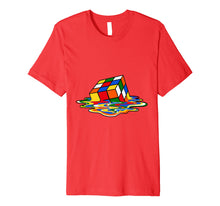 Load image into Gallery viewer, Melting Rubix Cube Abstract T-Shirt
