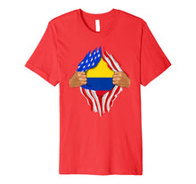 Load image into Gallery viewer, Colombian Blood Inside Me T-Shirt | Colombia Flag Gift
