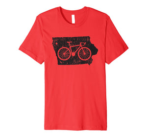 Cute Unique Vintage Iowa Cycling Gift T-Shirt G999909