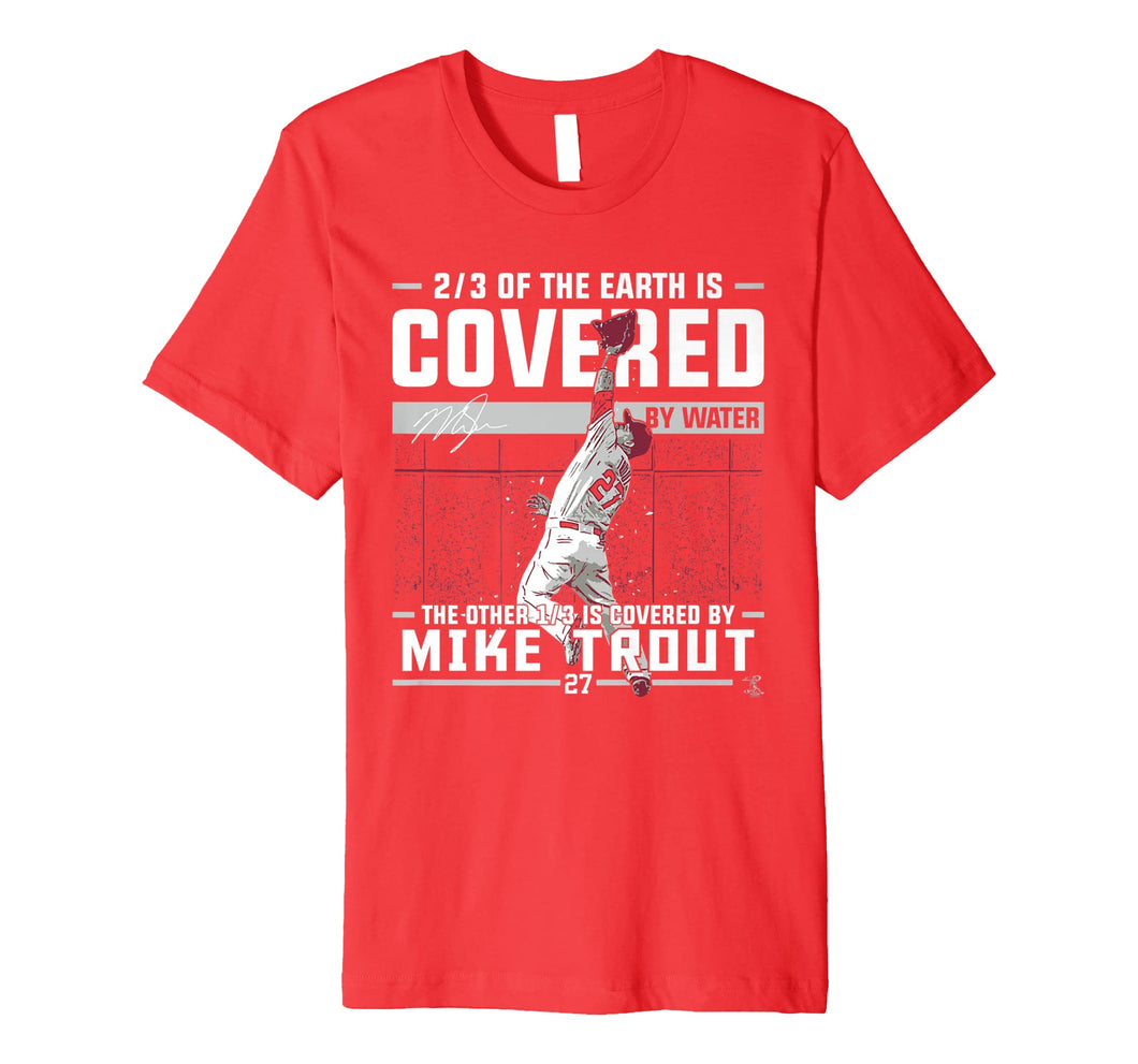 Mike Trout Covered By T-Shirt - Apparel
