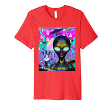 Load image into Gallery viewer, Space Alien EDM Rave T-Shirt UFO Forbidden Kingdom Sythfire
