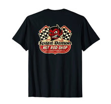 Load image into Gallery viewer, Speed Demon! Retro Hot Rod Shop T-Shirt
