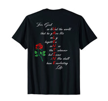 Load image into Gallery viewer, Christian Valentine's John 3:16 For God So Loved the World T-Shirt-1403595
