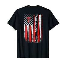 Load image into Gallery viewer, Texas Tech Red Raiders Baseball Flag Team Name T-Shirt
