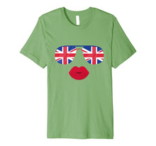 Load image into Gallery viewer, British Sunglasses Lips Flag T-Shirt United Kingdom Flags UK
