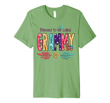 Load image into Gallery viewer, Blessed To Be Called Grammy Flower T-Shirt Funny Grammy Gift Premium T-Shirt
