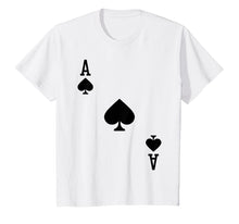 Load image into Gallery viewer, Ace of Spades Costume T-Shirt Halloween Deck of Cards
