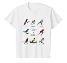 Load image into Gallery viewer, Birds of North America, Bird Lover or Watcher T-shirt
