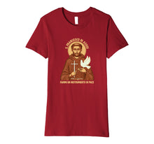 Load image into Gallery viewer, St Francis of Assisi Catholic T-shirts
