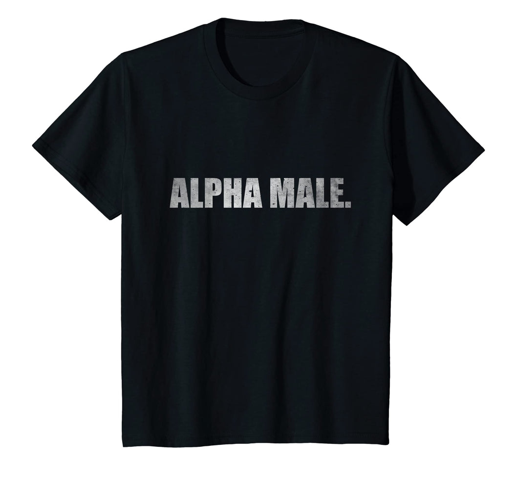 ALPHA MALE T SHIRT Gym Strong Mens Lifting Weights