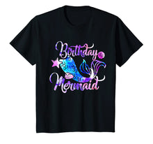 Load image into Gallery viewer, Birthday Mermaid T-shirt Birthday Mermaid Outfit Costume
