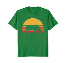 Load image into Gallery viewer, Retro Rhino Silhouette Sun Shirt - Rhinoceros T-Shirt
