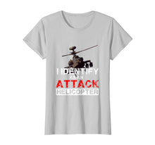 Load image into Gallery viewer, I Identify As An Attack Helicopter Funny Satire T-shirt
