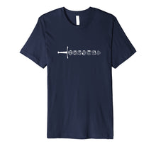 Load image into Gallery viewer, Polyhedral Dice Sword Fantasy Role-Playing Game T-Shirt
