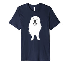 Load image into Gallery viewer, Great Pyrenees Dog Smiling T-Shirt
