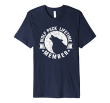 Load image into Gallery viewer, Lifetime Wolf Pack Member Distressed Howling T-shirt
