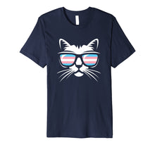 Load image into Gallery viewer, Transgender Pride Cat Gift T Shirt Support Trans Community
