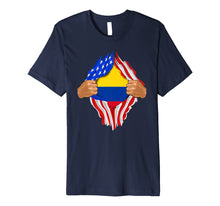 Load image into Gallery viewer, Colombian Blood Inside Me T-Shirt | Colombia Flag Gift
