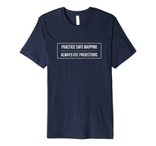 Load image into Gallery viewer, GIS T-shirt Mapping Spatial Projections
