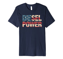 Load image into Gallery viewer, Diesel Power Flag | Truck Turbo Mechanic T-Shirt
