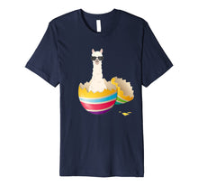 Load image into Gallery viewer, Baby Llama Hatching From Easter Egg Easter Day Shirt
