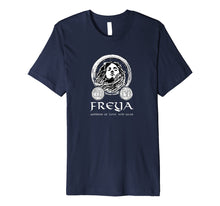 Load image into Gallery viewer, Nordic Viking Mythology Goddess Freyja Asatru Pagan Gift Premium T-Shirt
