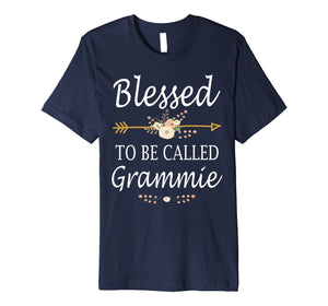 Blessed To Be Called Grammie Mothers Day Gifts Premium T-Shirt