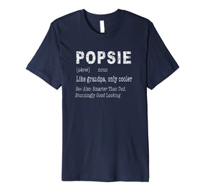 Mens Popsie Grandpa Grandfather Funny Premium Gift T-Shirt