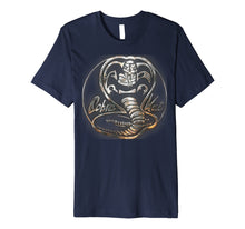 Load image into Gallery viewer, Cobra Kai Rusted Steel Snake Logo Premium T-Shirt
