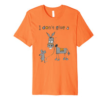Load image into Gallery viewer, I Don&#39;t Give A Rats Ass Mouse Walking Donkey Gift Premium T-Shirt
