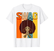 Load image into Gallery viewer, Swag Vintage Retro Melanin Black Afro Woman Queen Gift T-Shirt
