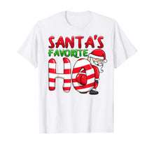 Load image into Gallery viewer, Santas Favorite Ho Santa favourite Ho Funny Girls Christmas  T-Shirt
